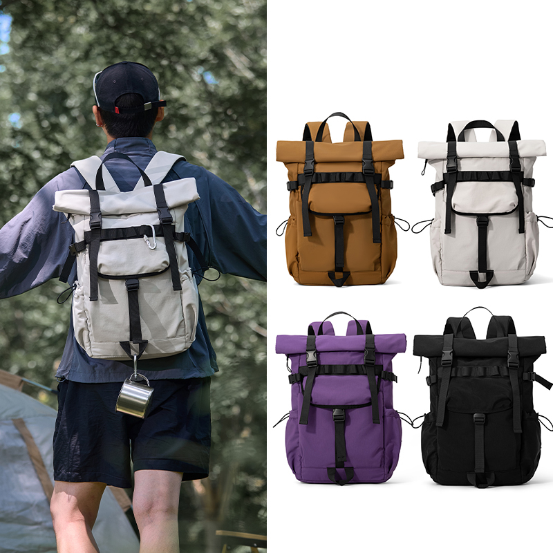 Hiking Backpack Waterproof - Новый мужской рюкзак с раскладным верхом,