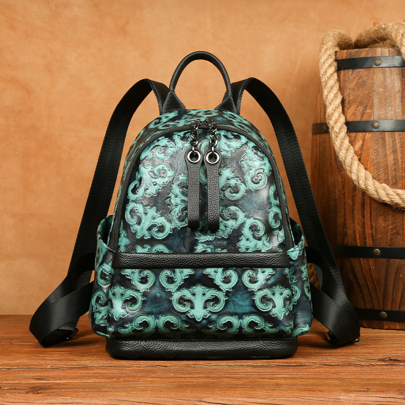 Leather Backpack Vintage - Рюкзак Johnature из натуральной кожи с