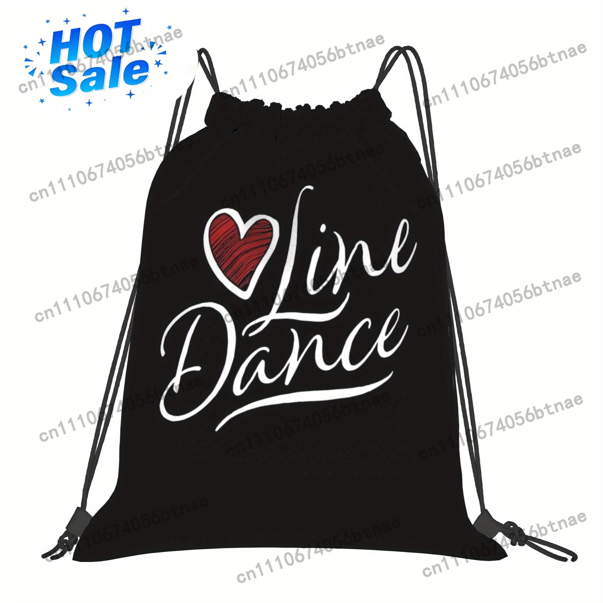 Сумка на шнурке LOVE Line Danc – обзор и цена Drawstring Gym Bag