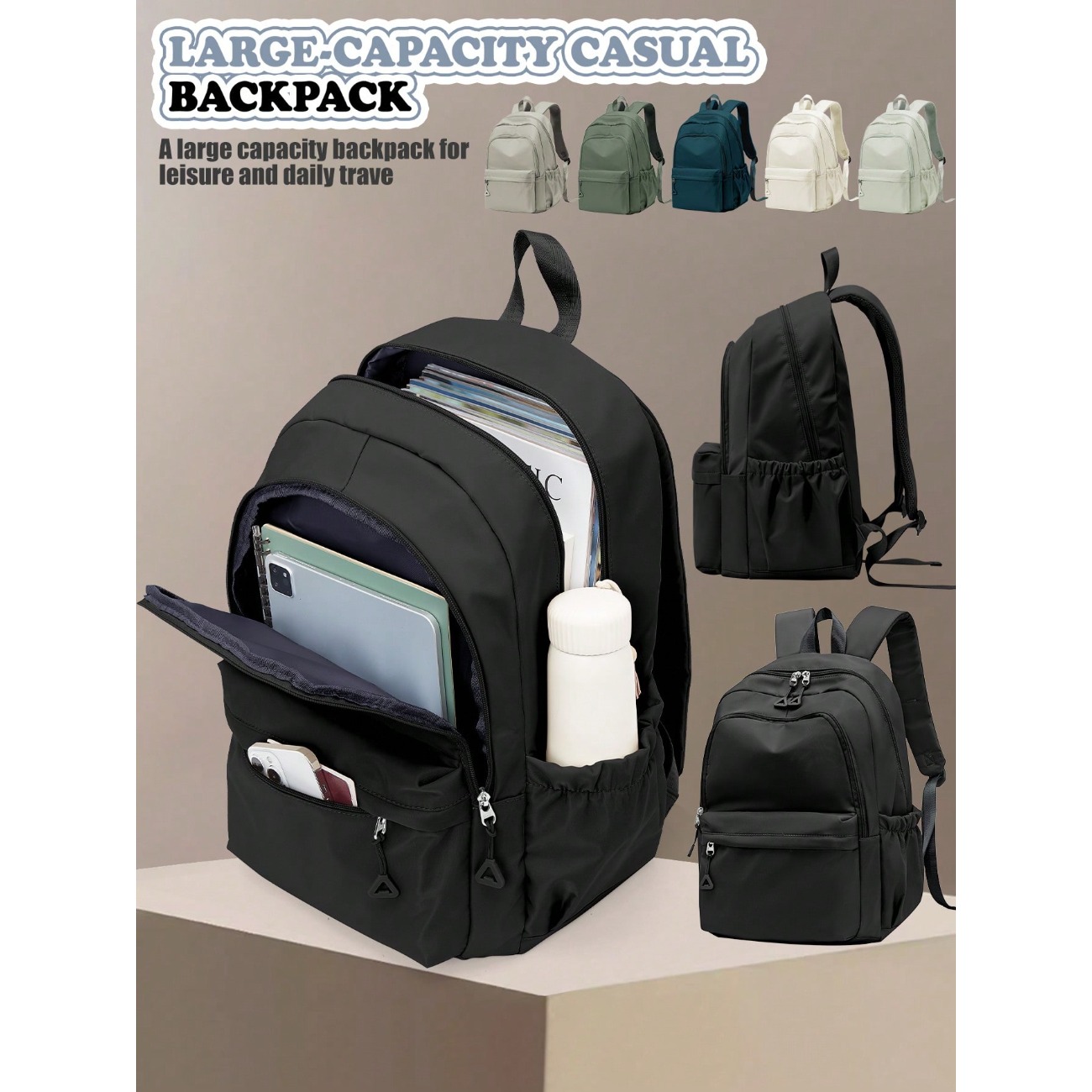 Рюкзак для школьников средних  – обзор и цена Laptop Backpack 15.6