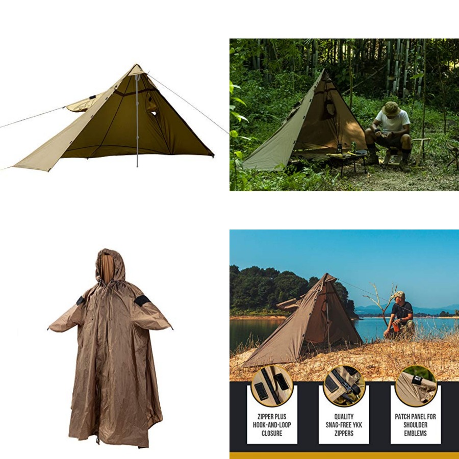 TENTSFORMER Пончо с капюшоном  – обзор и цена Rain Cover Backpack